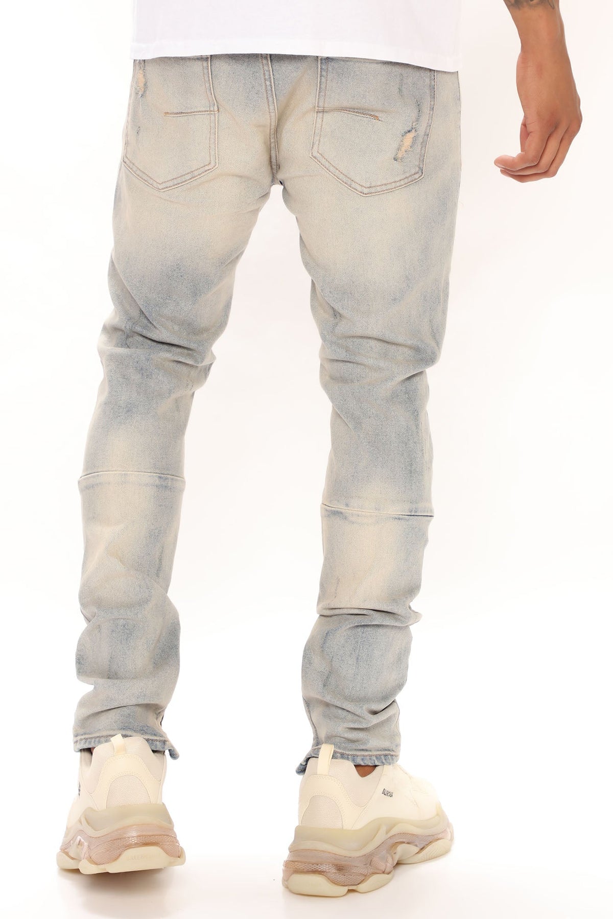 Stay Positive Skinny Jean - Light Blue Wash