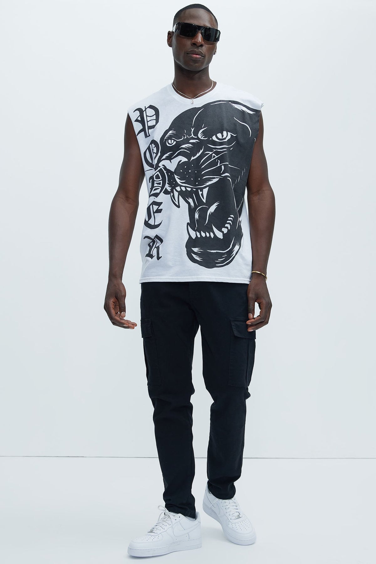 Kyle Slim Cargo Pants - Black