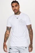 Crown Him King Short Sleeve Tee - White