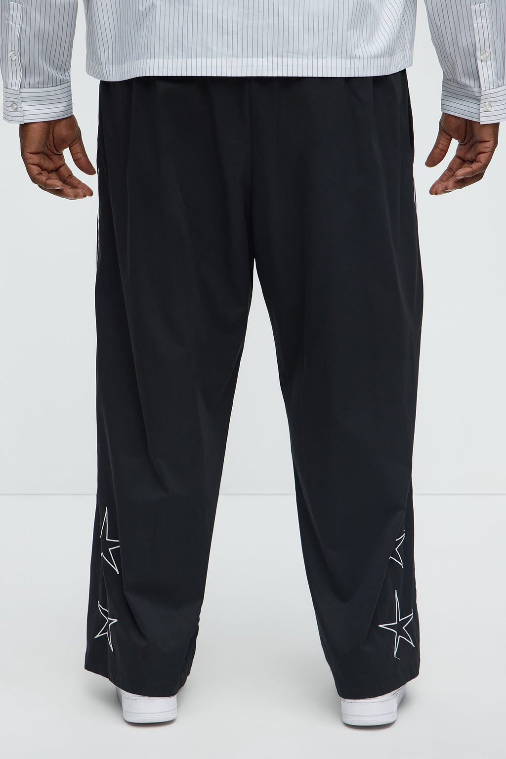 Star Boi Baggy Pants - Black