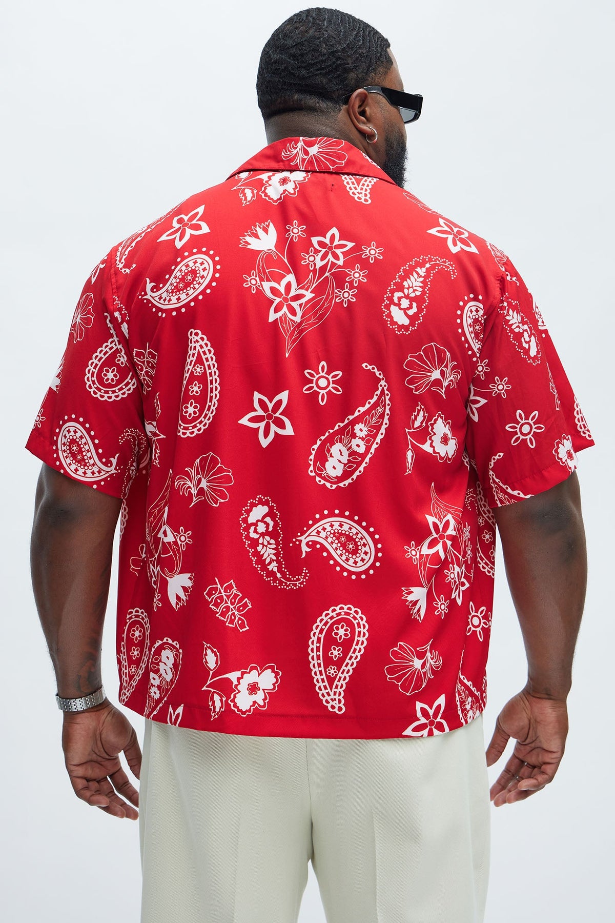 Gary Paisley Shirt - Red