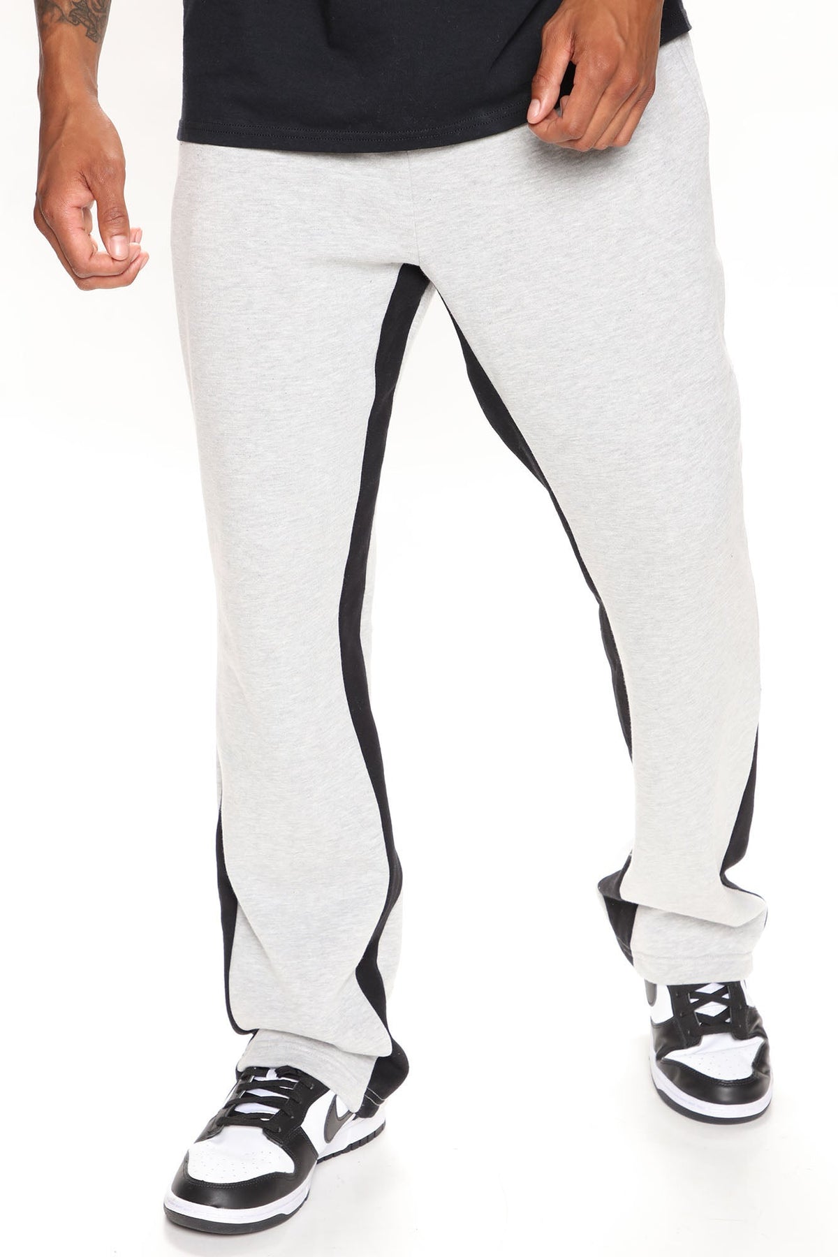 Tyson Flared Sweatpants - Grey