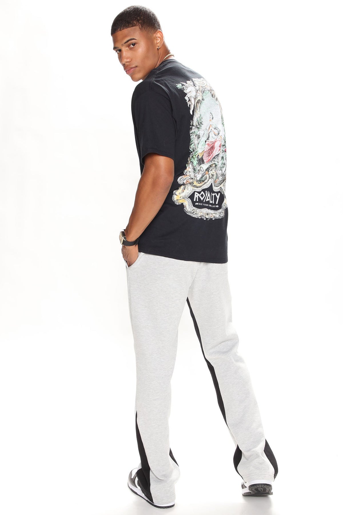 Tyson Flared Sweatpants - Grey