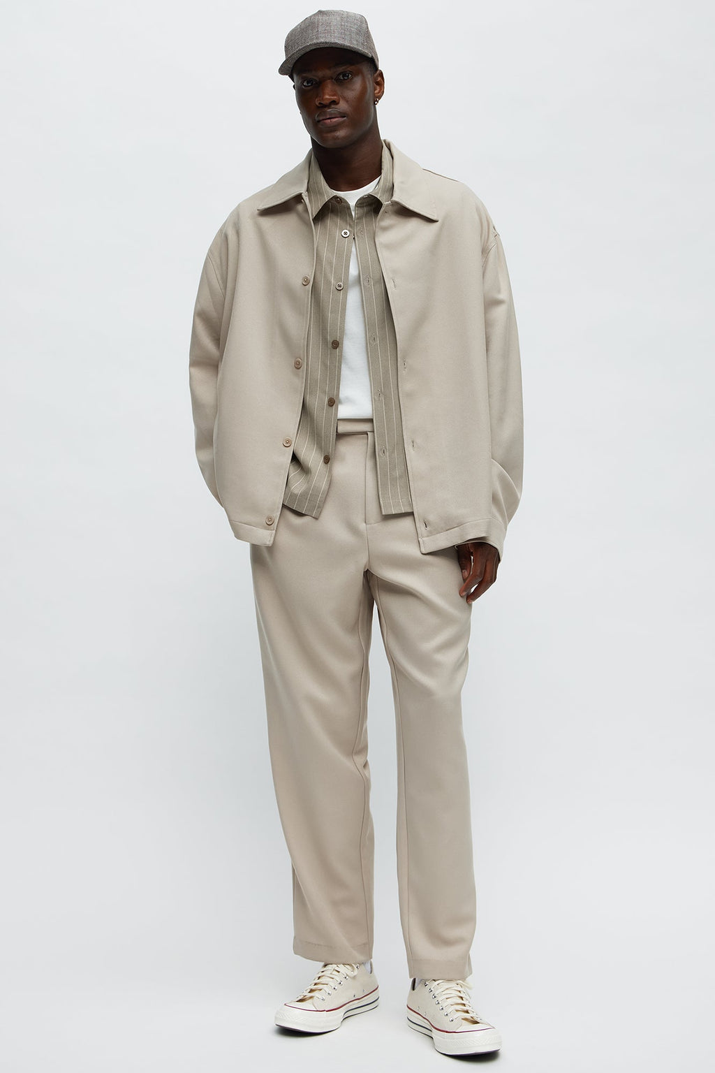 Relaxed Mara Overshirt - Tan