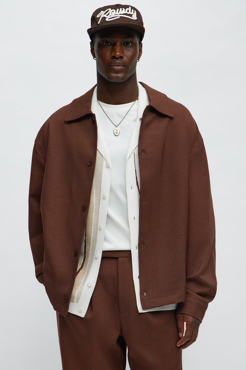 Relaxed Mara Overshirt - Brown