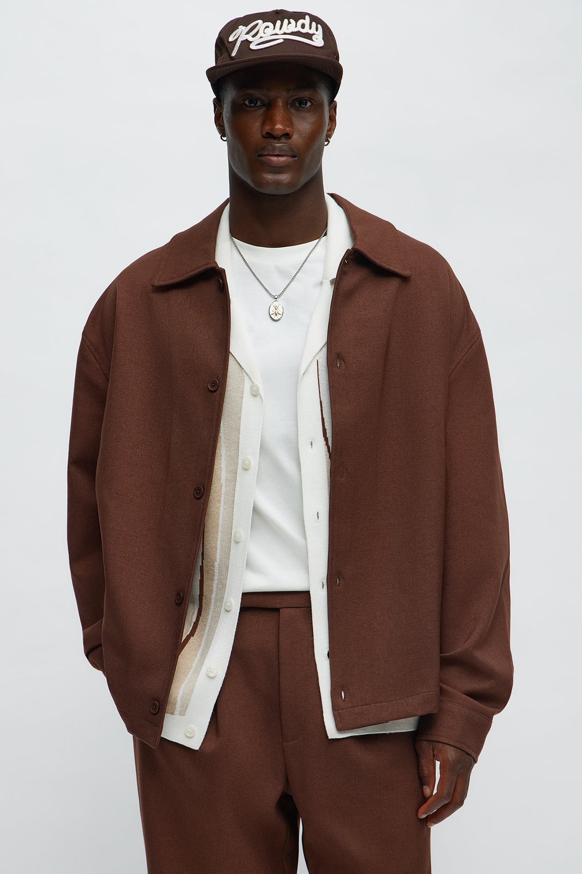 Relaxed Mara Overshirt - Brown