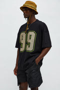 Athletic 99 Oversized Short Sleeve Tee - Black