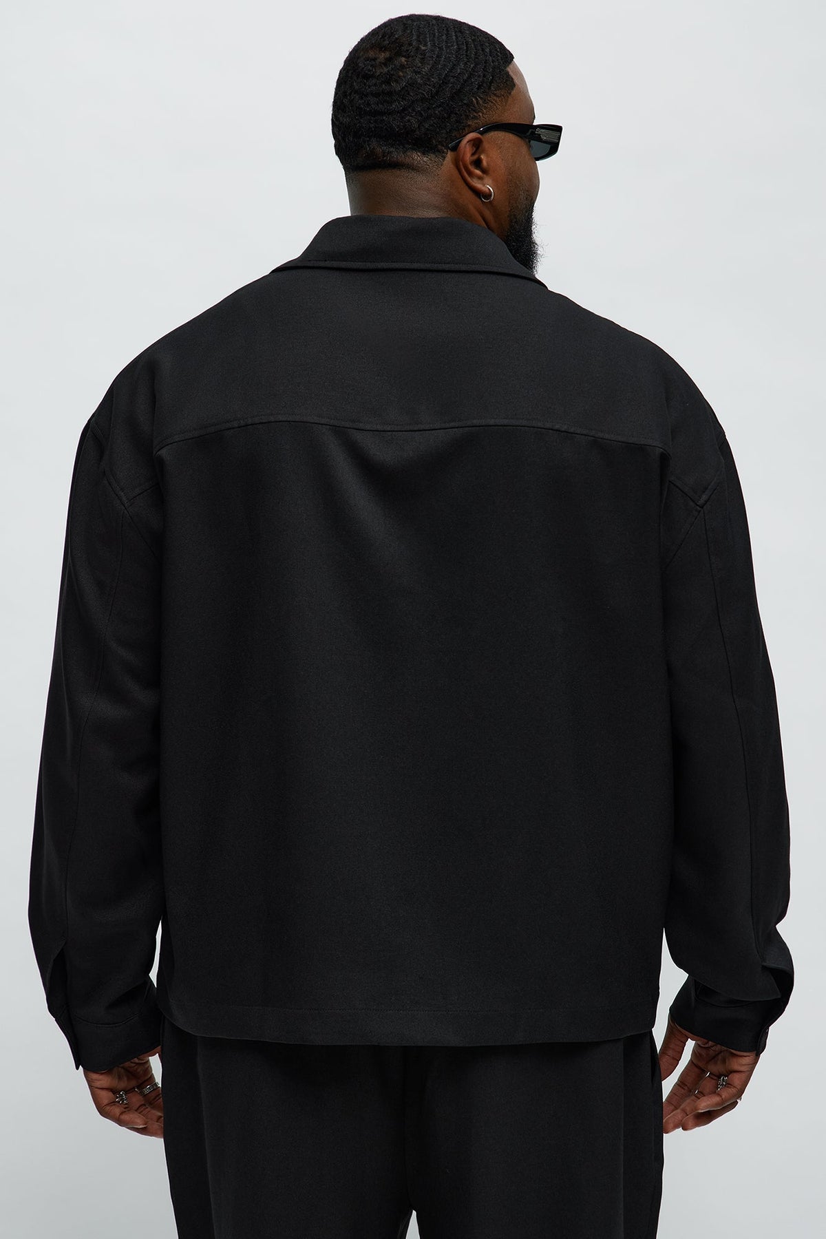 Relaxed Mara Overshirt - Black