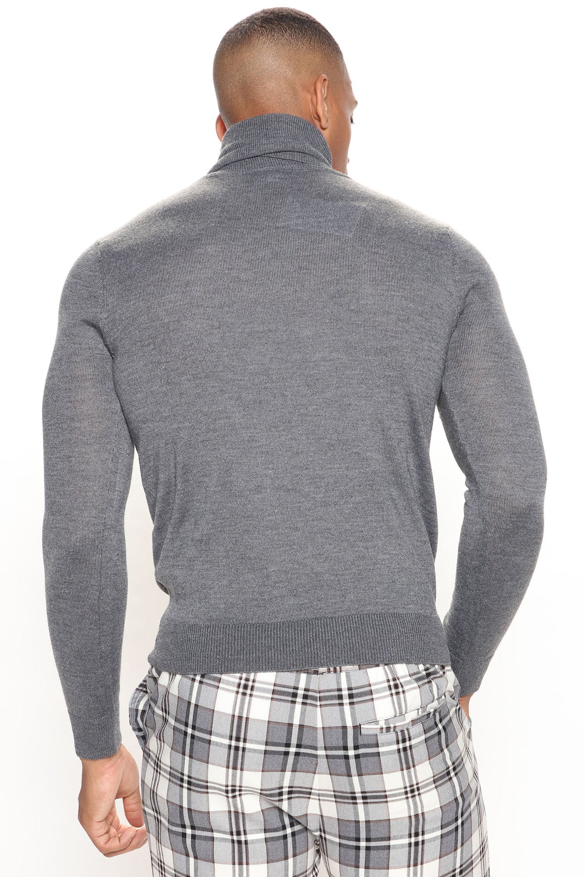 DeAngelo Turtleneck Sweater - Charcoal