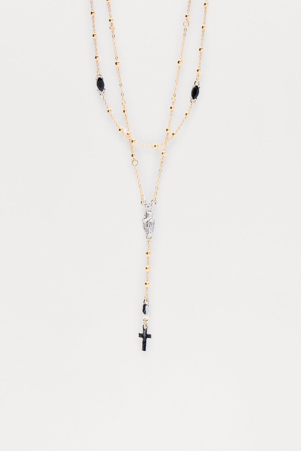 In Your View Necklace Set - Gold