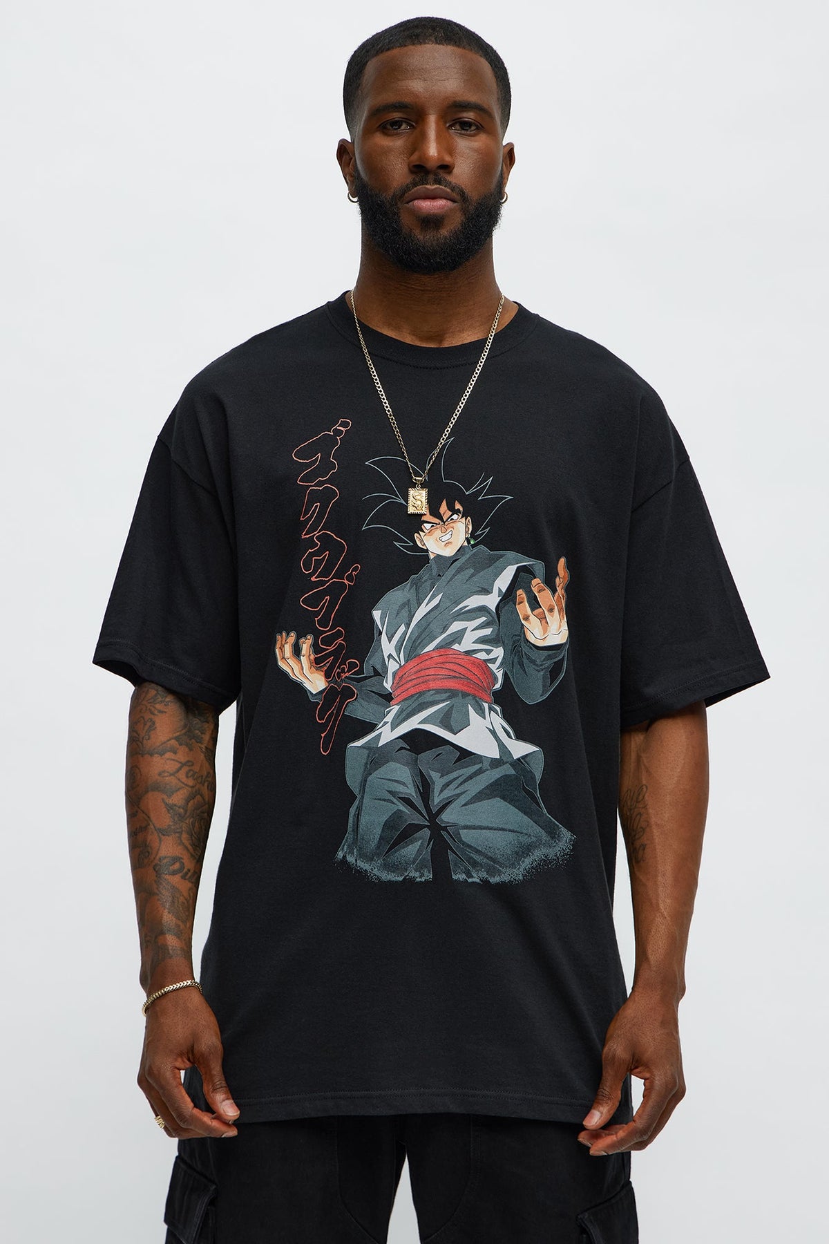 Dragon Ball Super Black Short Sleeve Tee - Black