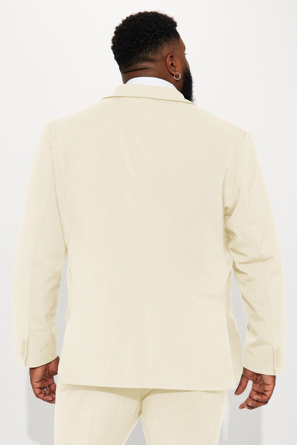 The Modern Stretch Suit Jacket - Cream