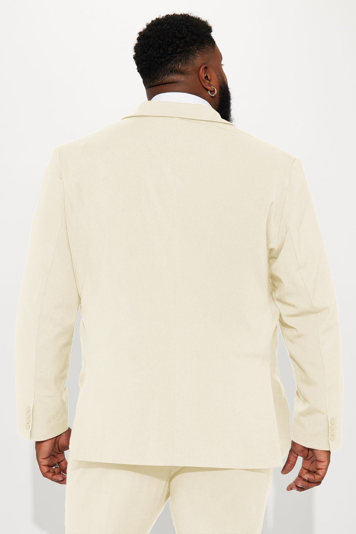 The Modern Stretch Suit Jacket - Cream