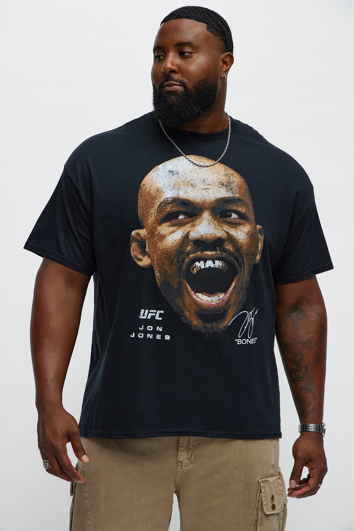 UFC Jon Bones Jones Short Sleeve Tee - Black