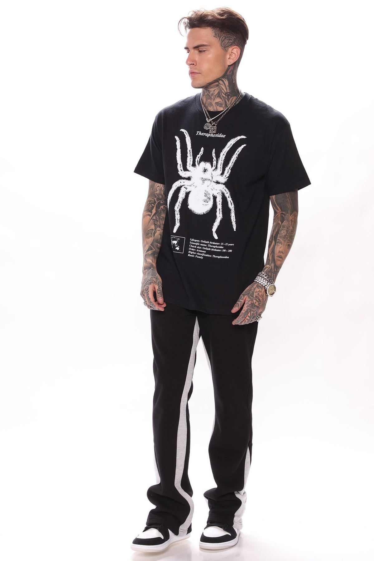Tyson Flared Sweatpants - Black