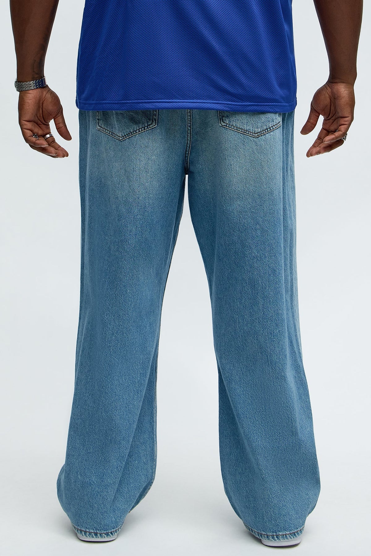 Baldwin Baggy Jeans - Medium Wash