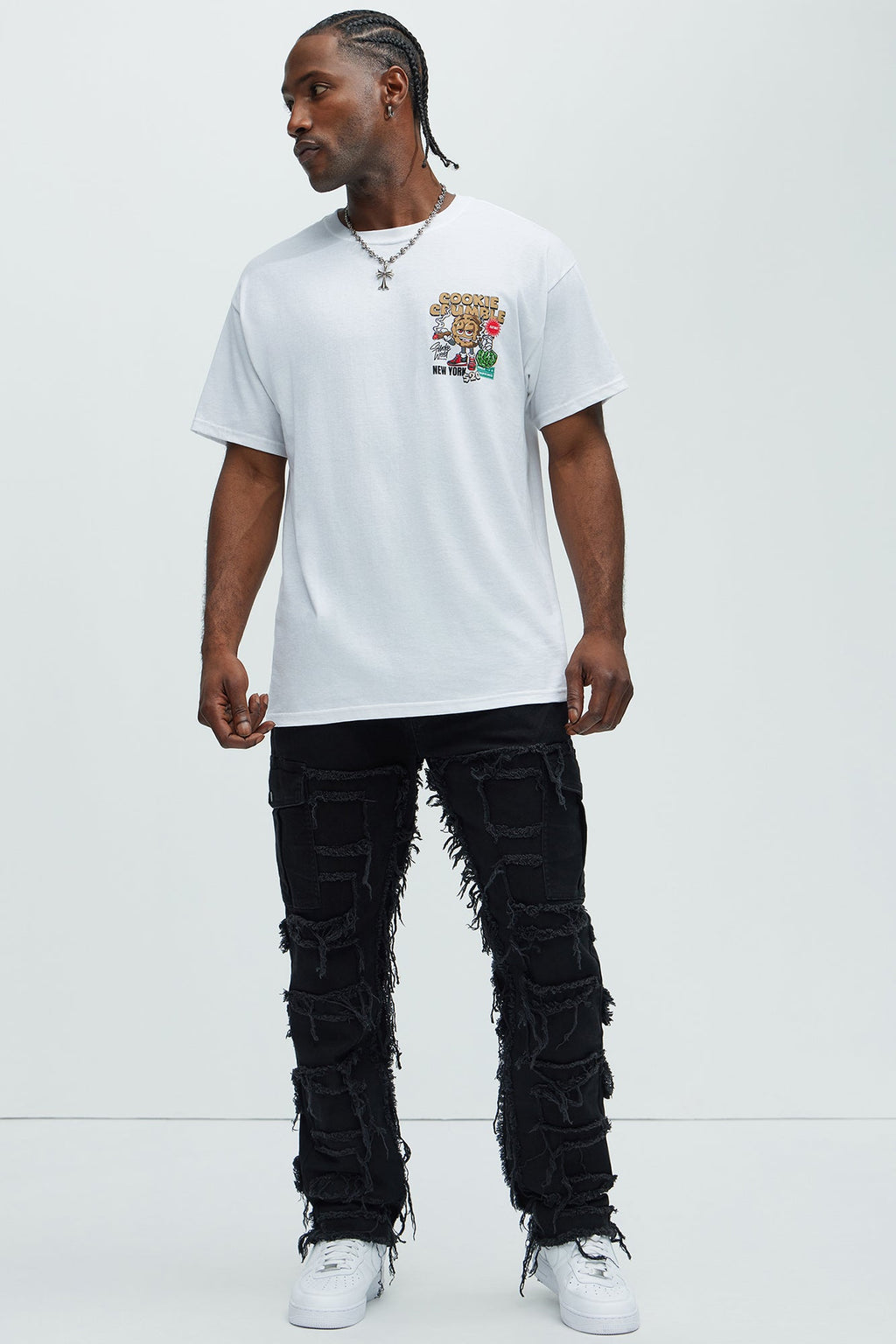 Cookie Crumble Short Sleeve Tee - White