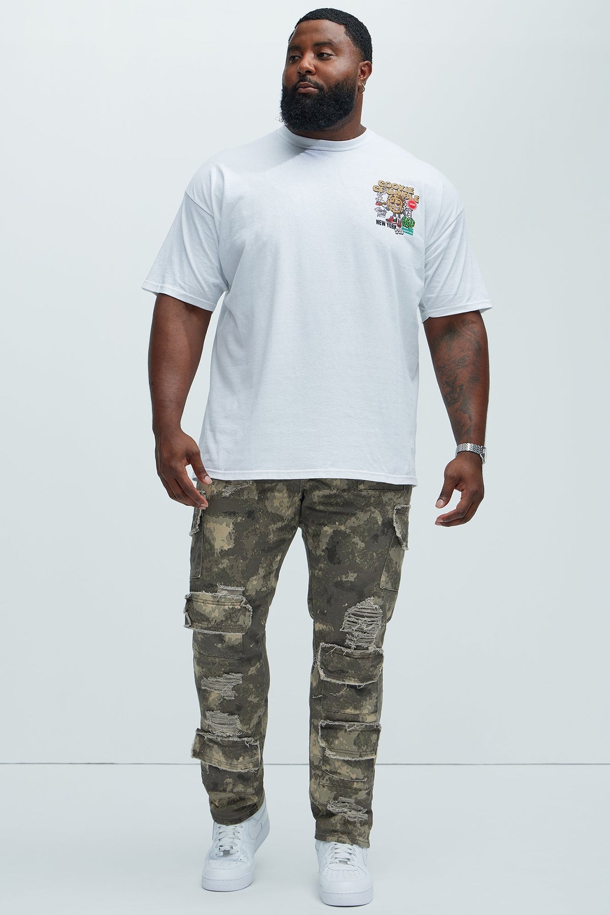 Cookie Crumble Short Sleeve Tee - White