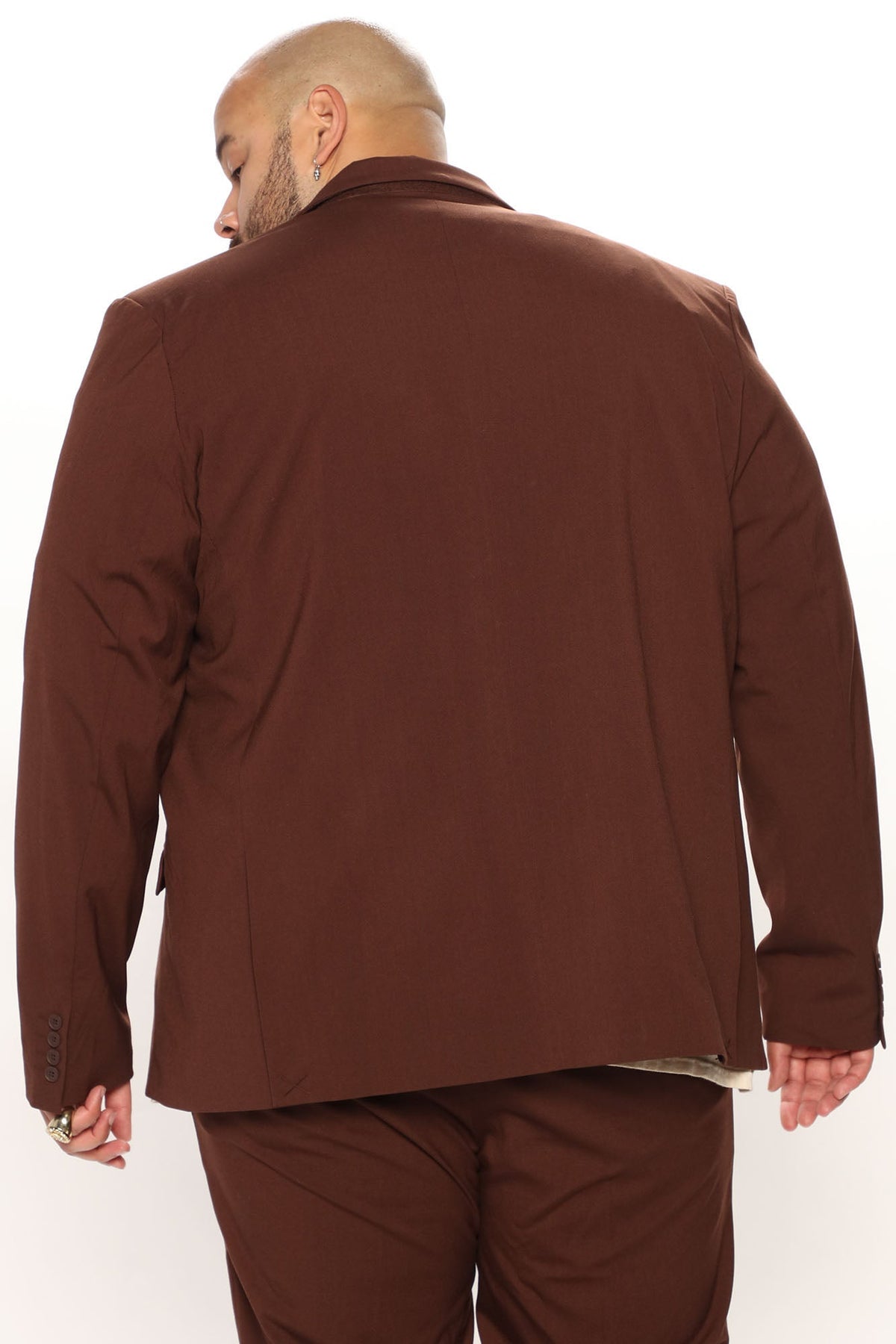 The Modern Stretch Suit Jacket - Brown