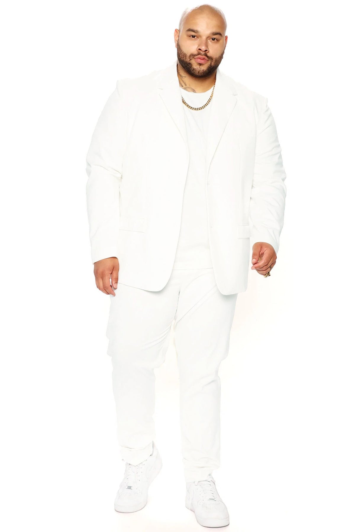 The Modern Stretch Slim Trouser - Off White