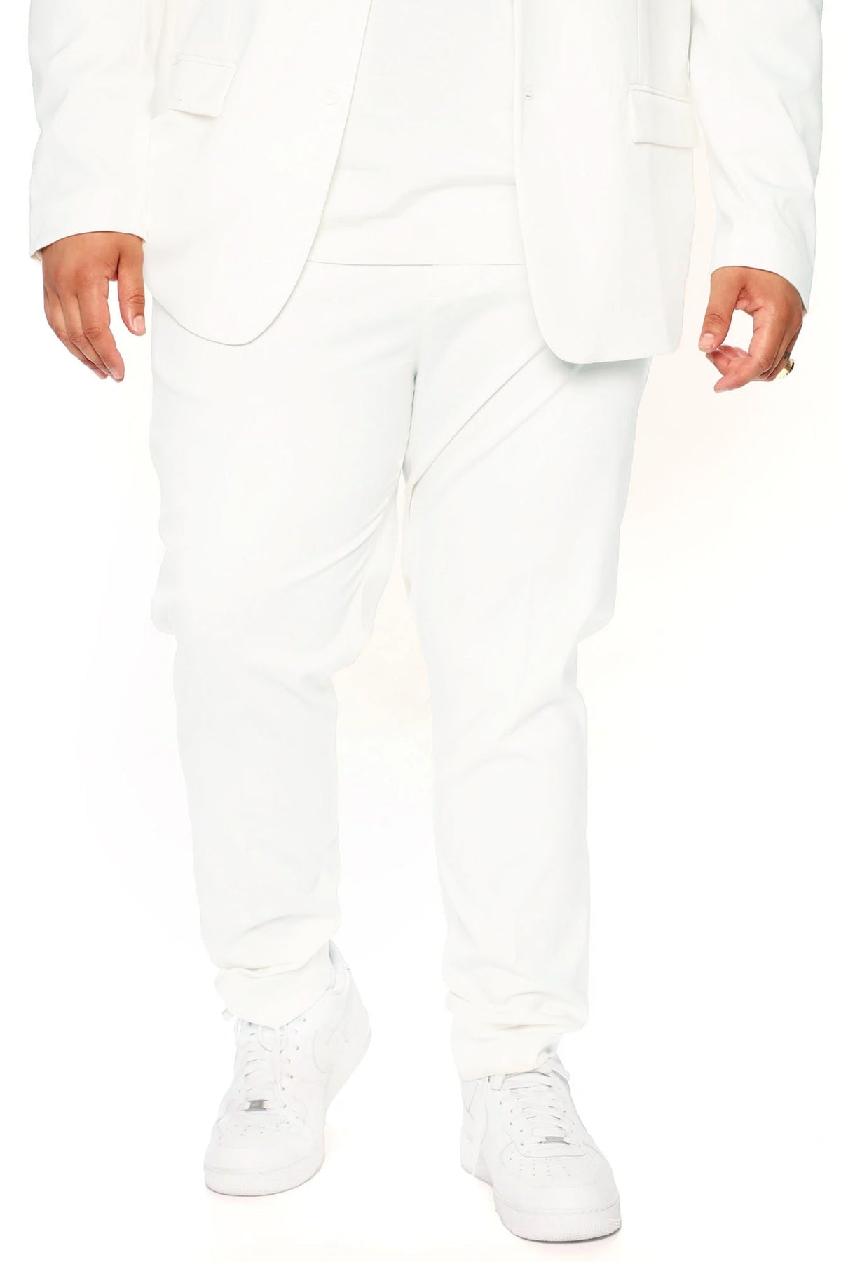 The Modern Stretch Slim Trouser - Off White