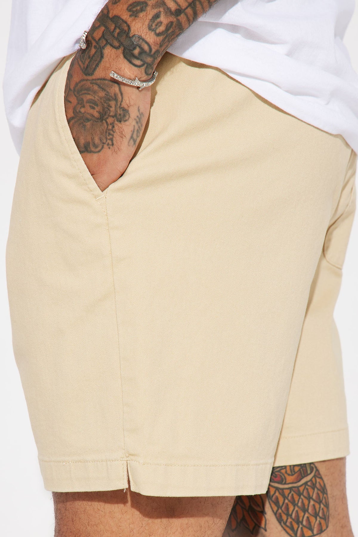 Twill Volley Shorts - Khaki