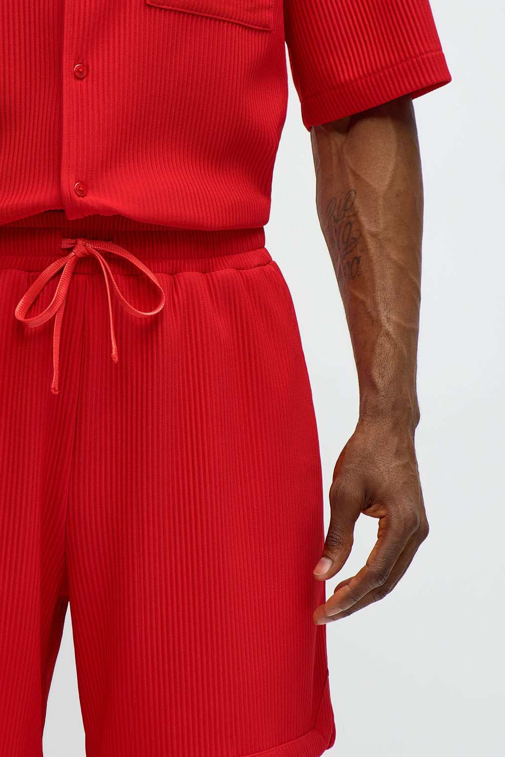 Show Up Basketball Short - Red