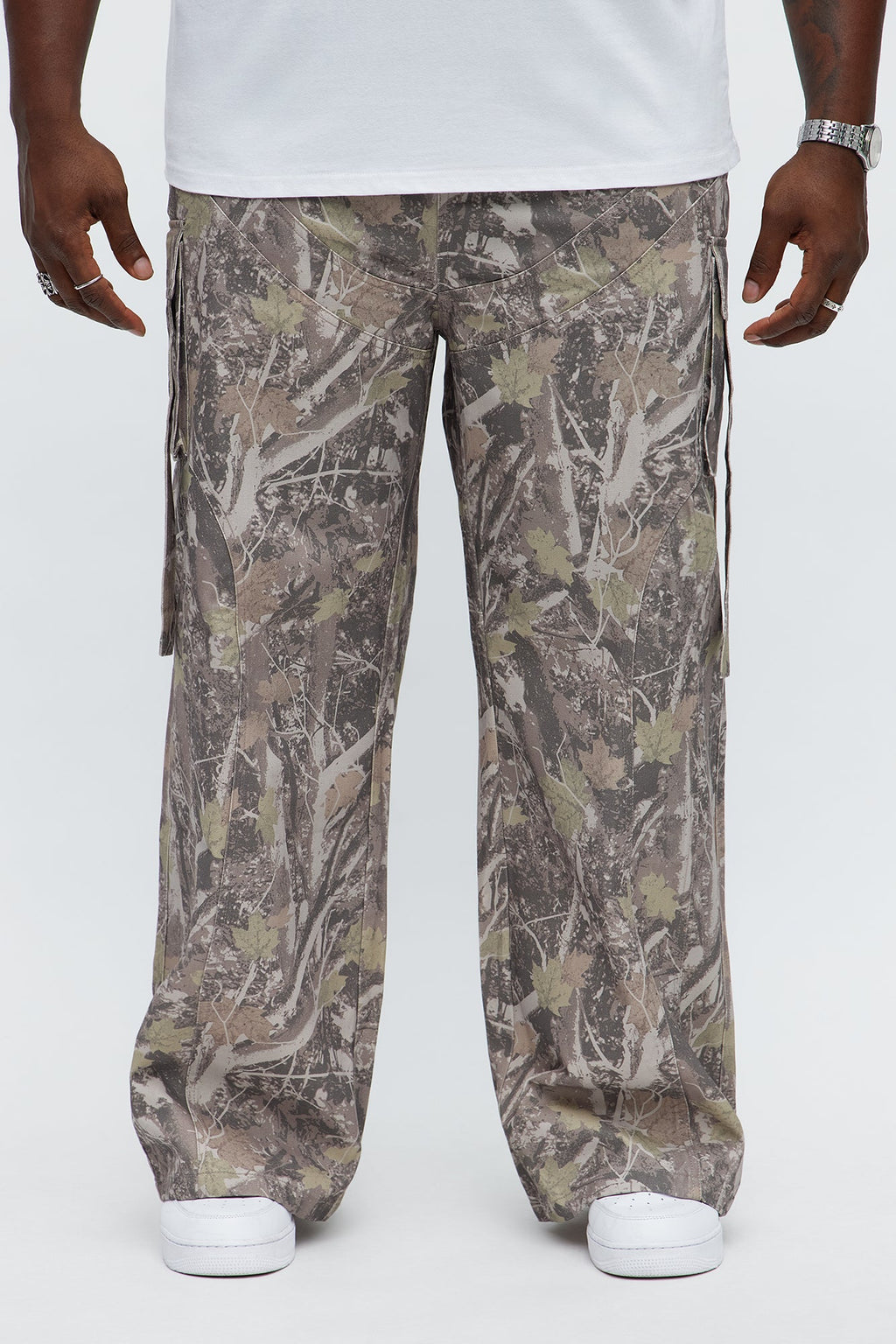 Relaxed Straight No More Waiting Cargo Pants - Brown/combo