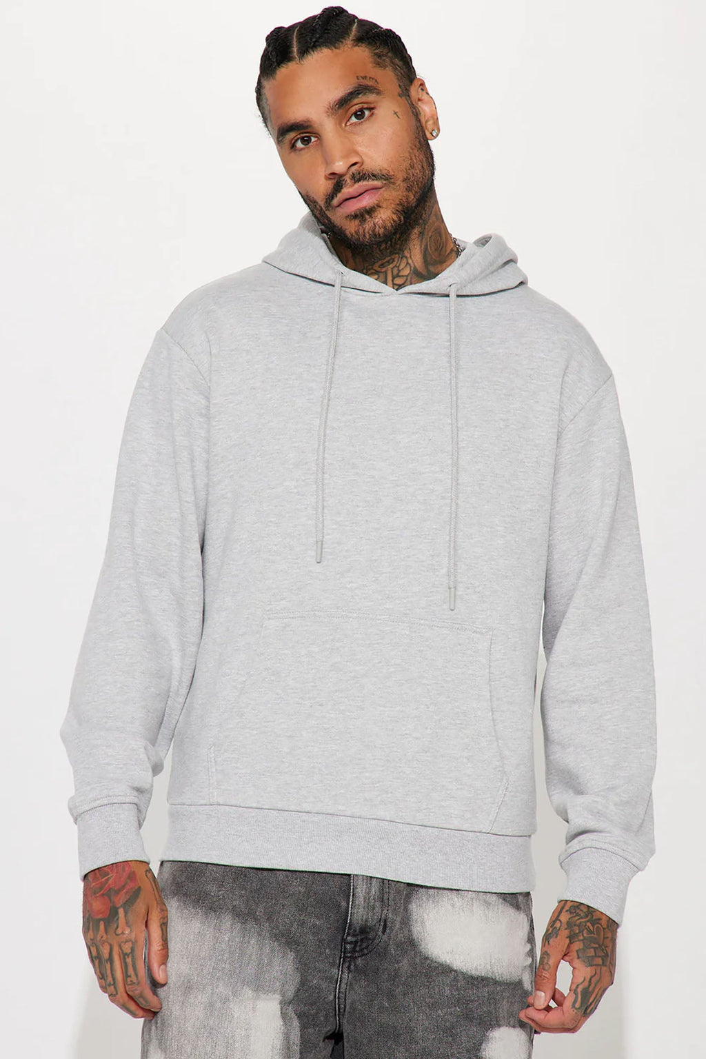 Tyson Hoodie - Heather Grey