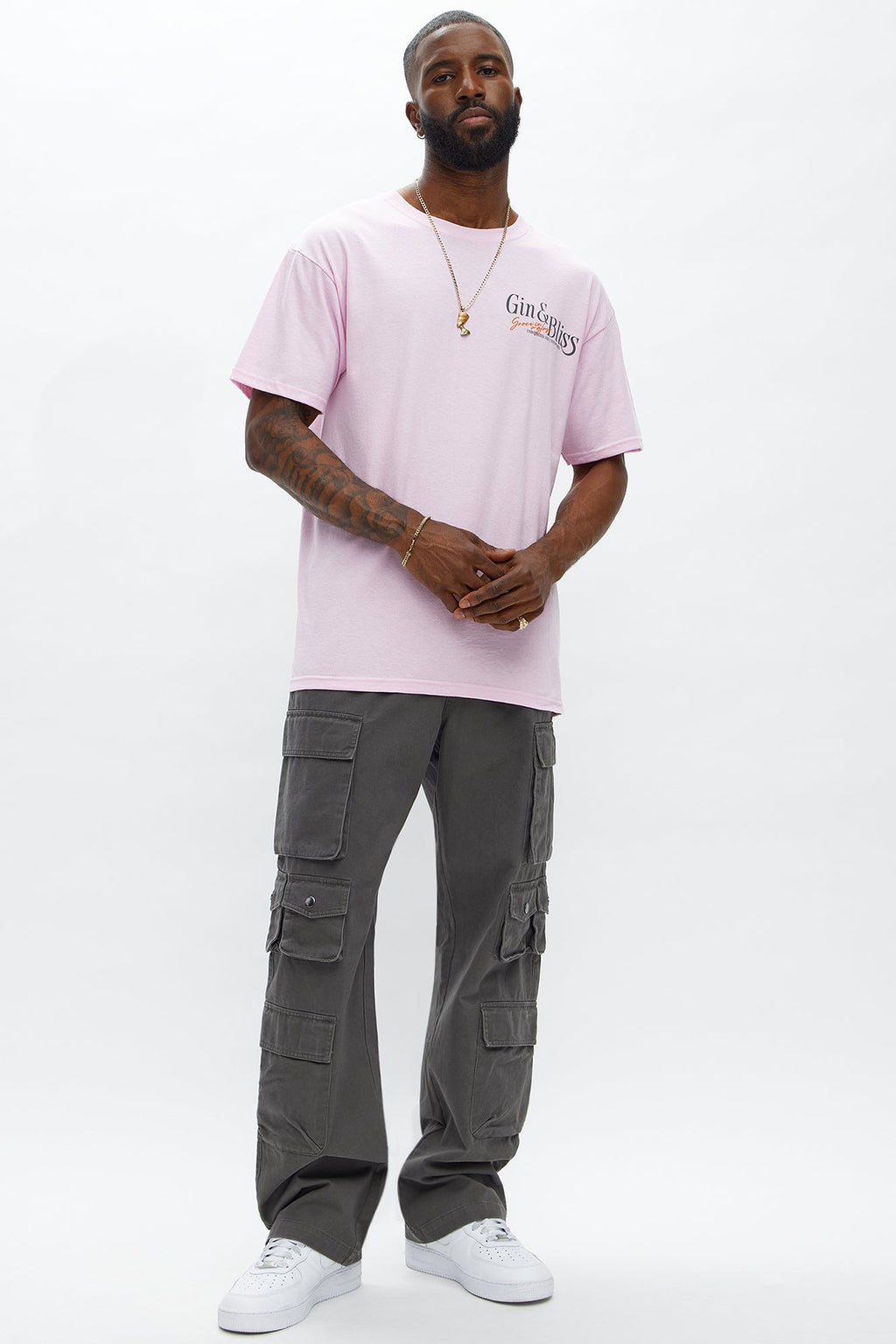 Straight Void Runner Cargo Pants - Charcoal