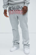 Tyson Original Skinny Flare Sweatpants - Heather Grey