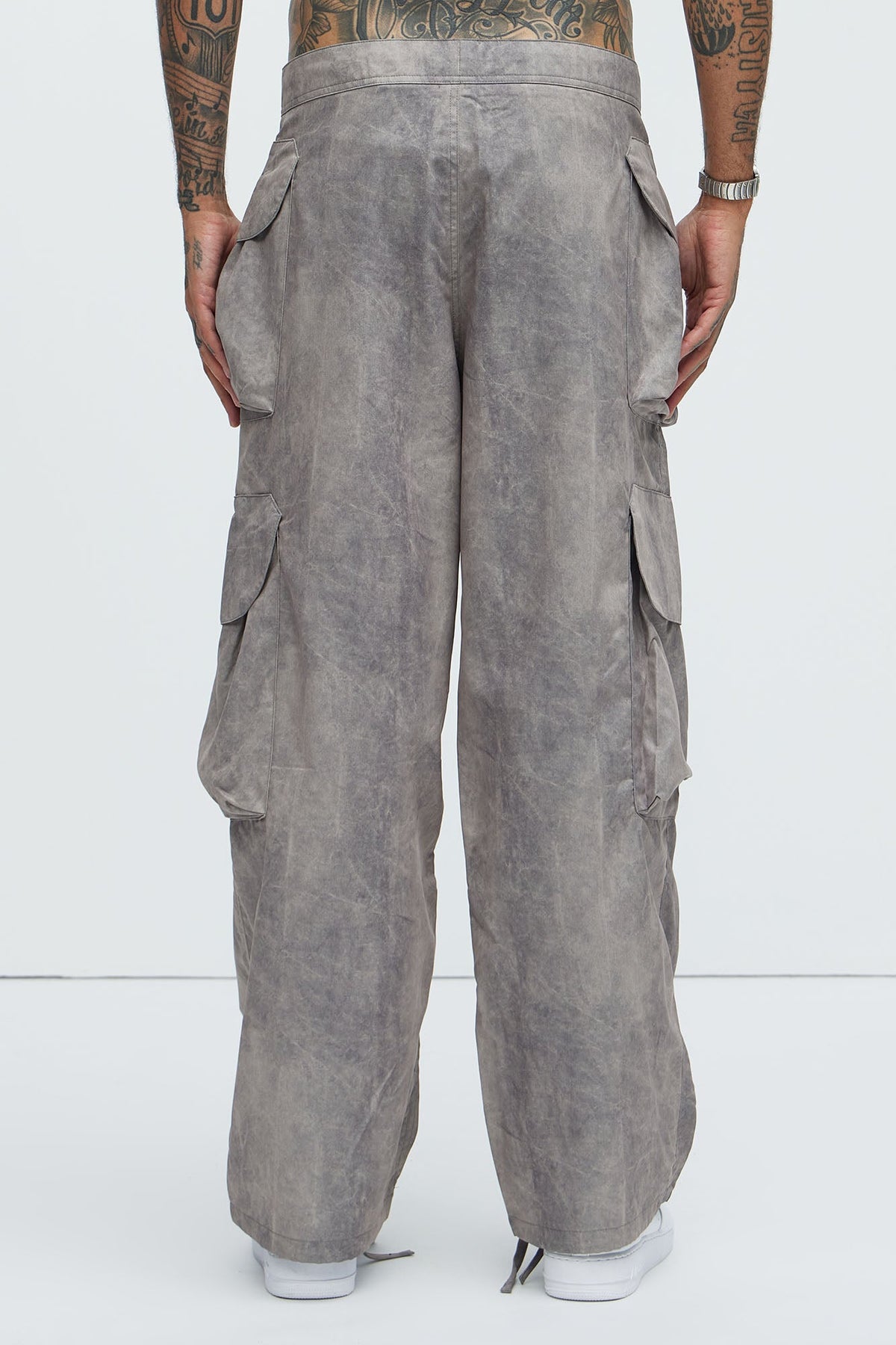 The Draco Marble Pants - Grey