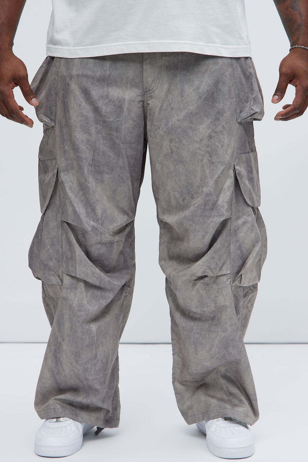 The Draco Marble Pants - Grey