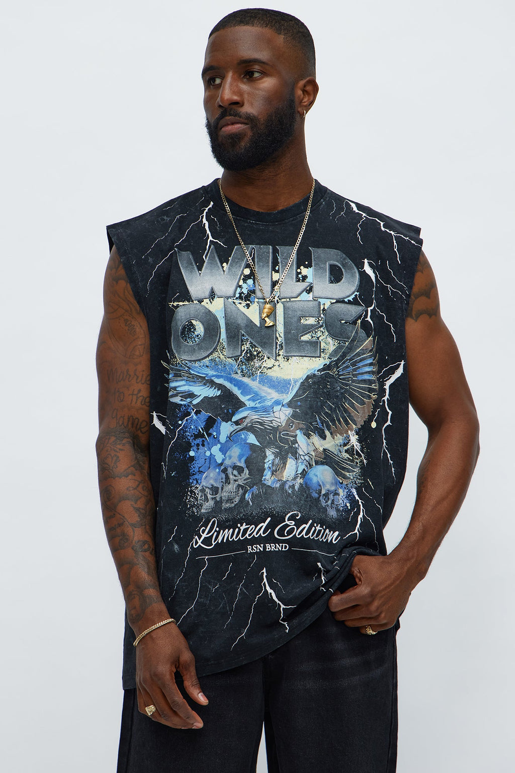 Wild Ones Muscle Tee - Black
