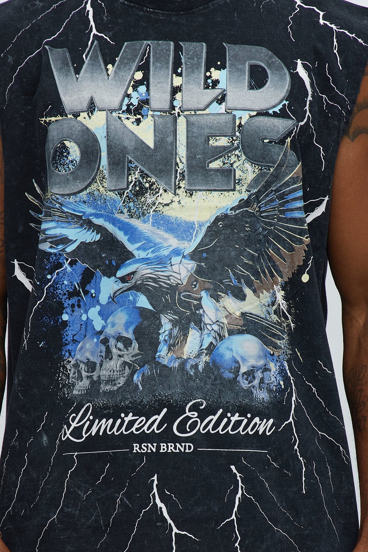 Wild Ones Muscle Tee - Black
