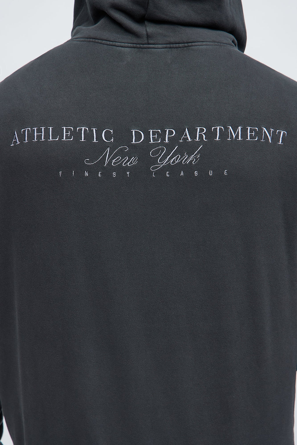 Athletic Department Zip Up Hoodie - Black