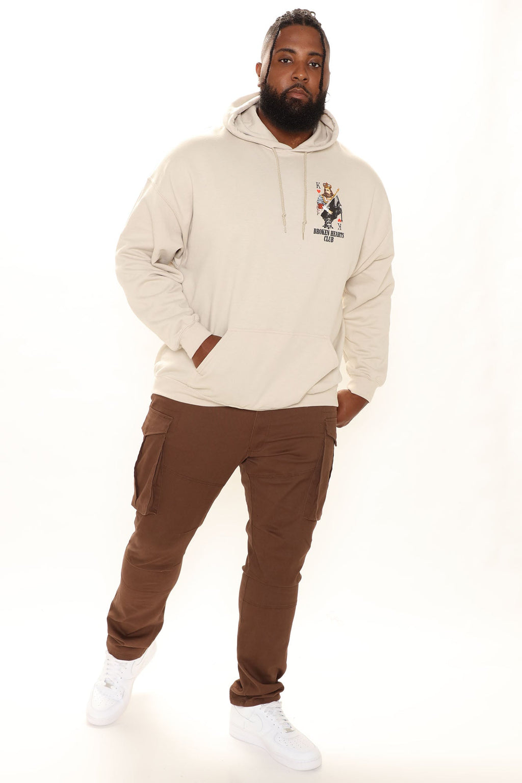 Summer Games Slim Cargo Pants - Brown