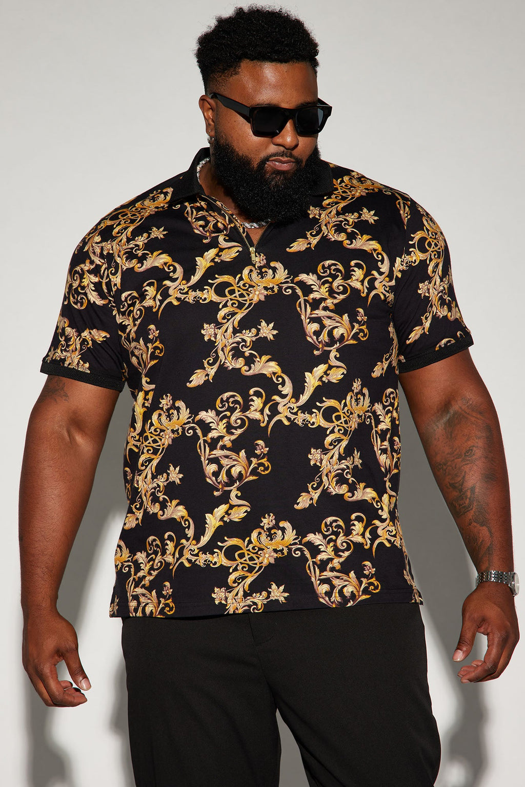 Ace Short Sleeve Polo - Black