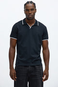 Driveway Short Sleeve Polo - Black