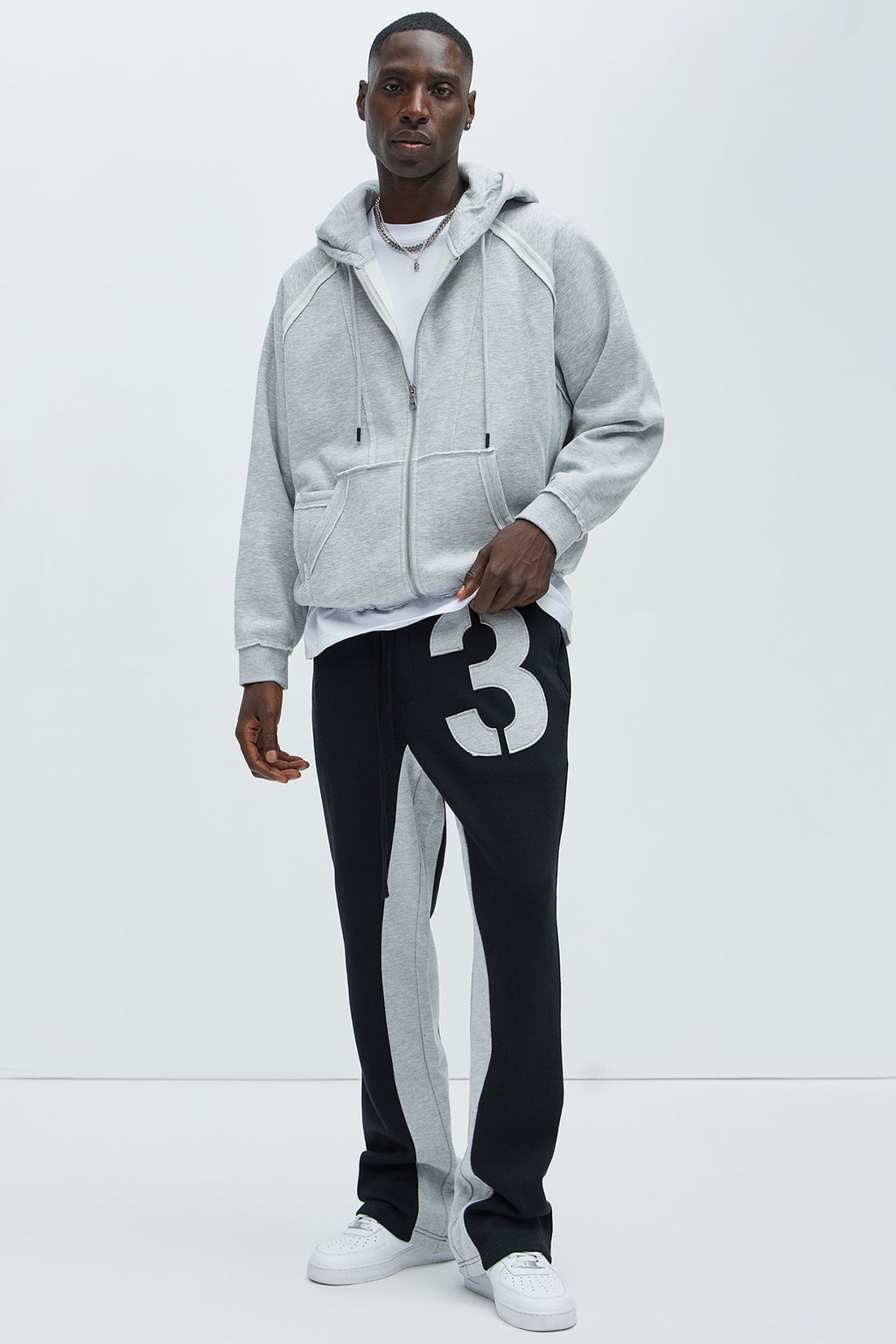 Tyson Number 3 Skinny Flare Sweatpants - Black/combo