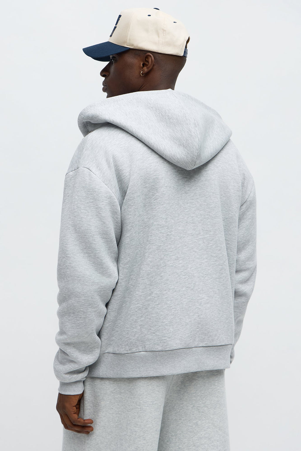 Tyson Stay Away Zip Up Hoodie - Heather Grey