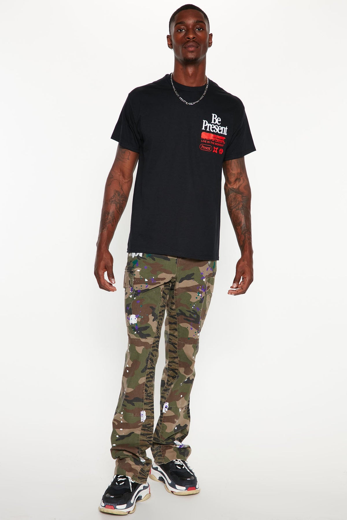 Be Present Short Sleeve Tee - Black