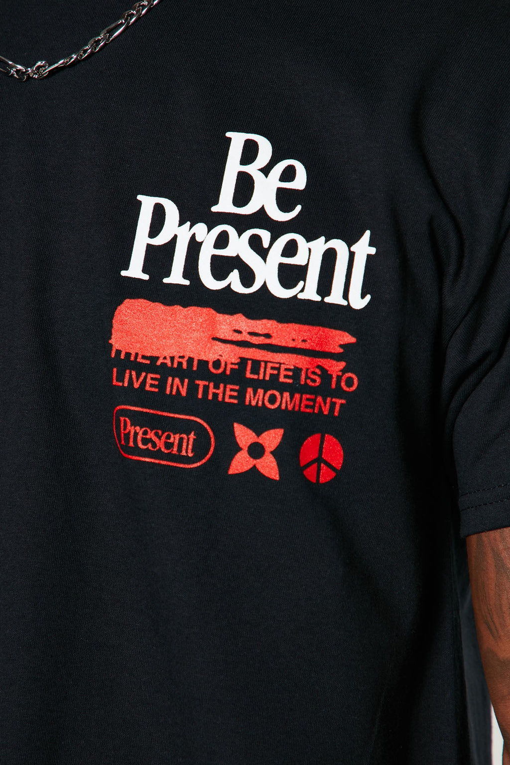 Be Present Short Sleeve Tee - Black