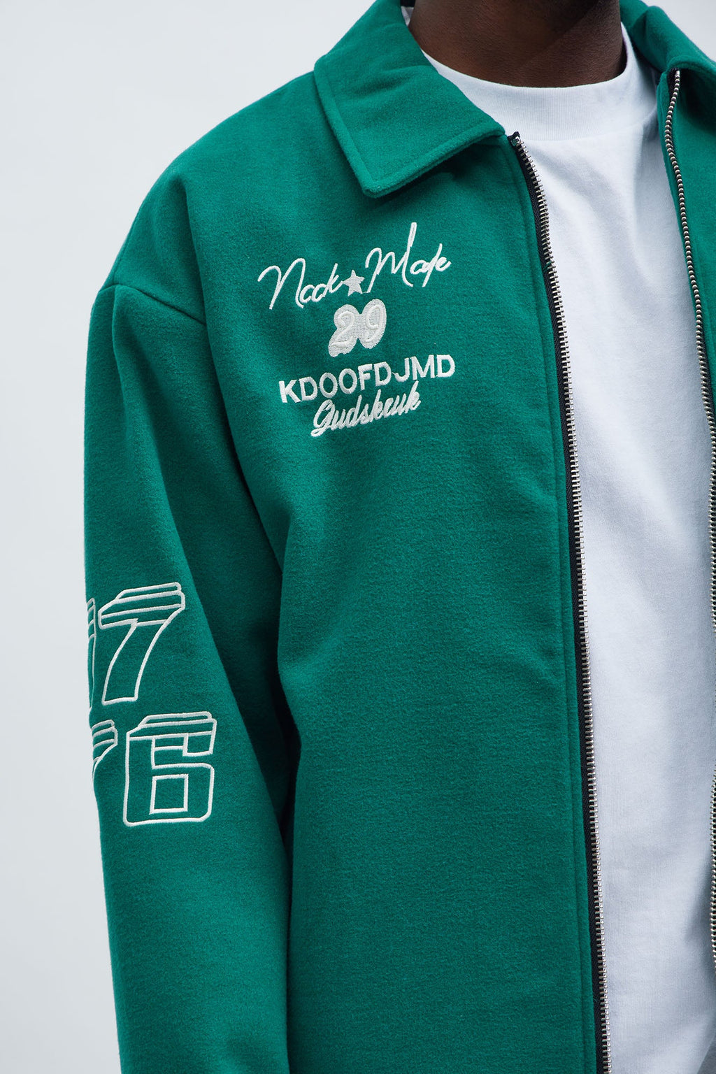 Independence Varsity Jacket - Kelly Green