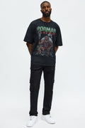 Worker Slim Cargo Pants - Black