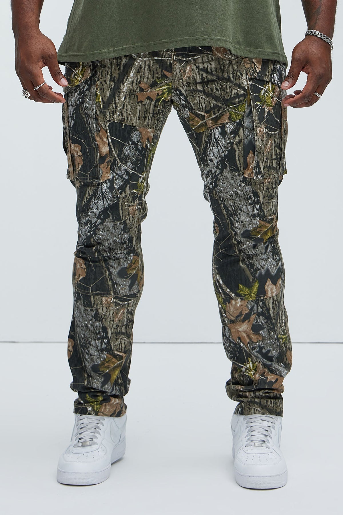 Get Real With Me Cargo Straight Pants - Camouflage