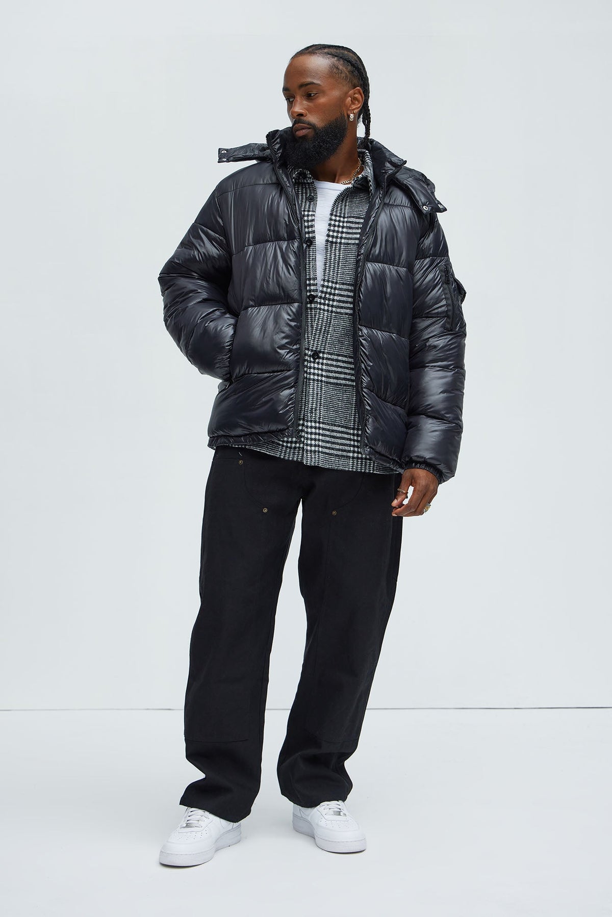 Nixer Puffer Jacket - Black