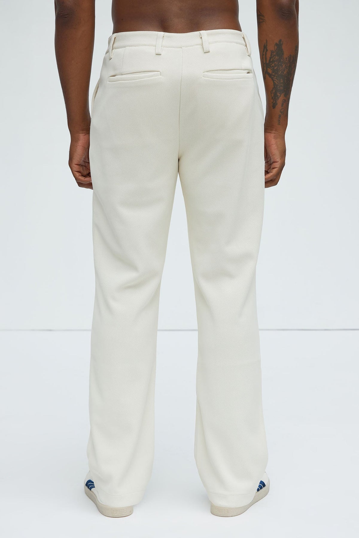 Turner Straight Trousers - Cream