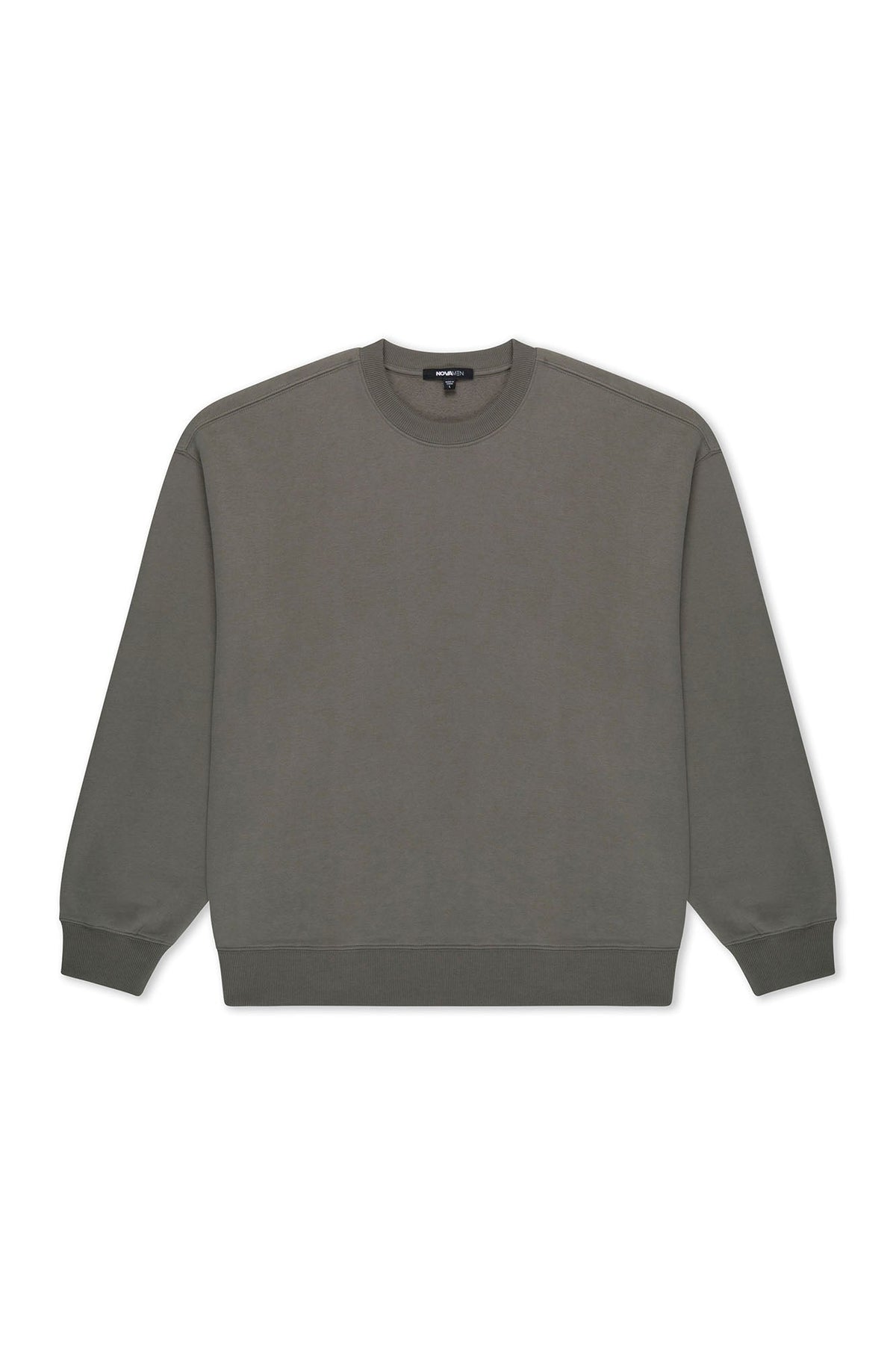 410 Oversized Crewneck - Moss Grey