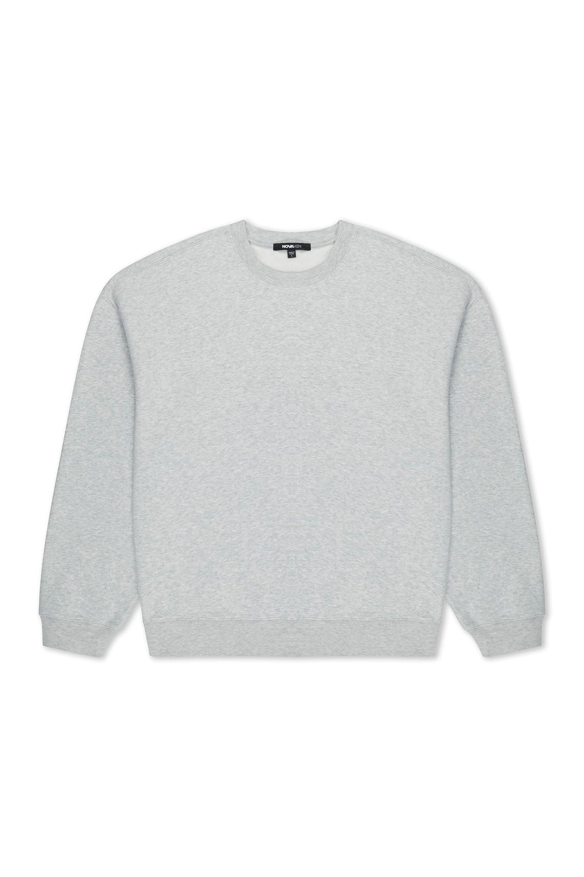 410 Oversized Crewneck - Heather Grey